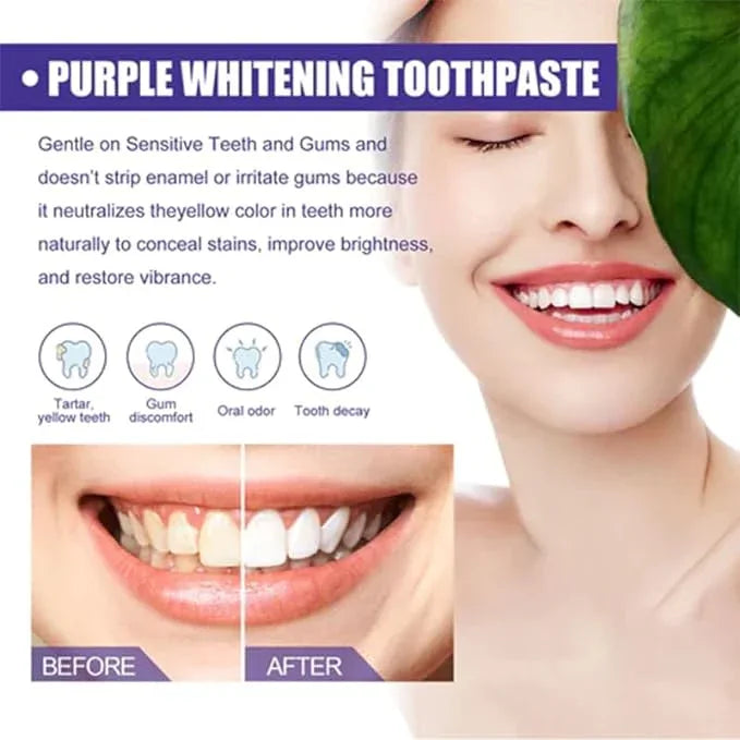Purple Whitening Toothpaste - Souq Sahara