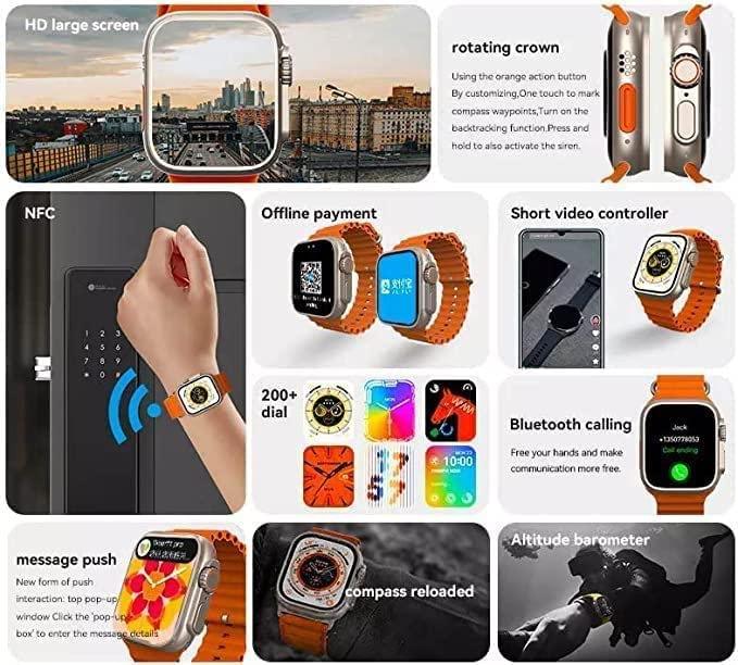 T800 SMARTWATCH - Souq Sahara