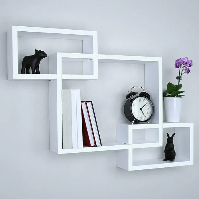Cube Floating Decorative Wall Shelf - Souq Sahara