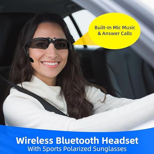 Wireless Bluetooth Headset Sunglasses - Souq Sahara