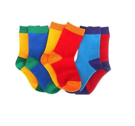 Multi Colored Socks for Kids (5 sets per pack) - Souq Sahara