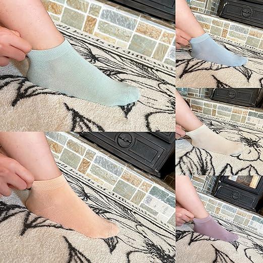 Multi Colored Socks (4 Pairs) - Souq Sahara