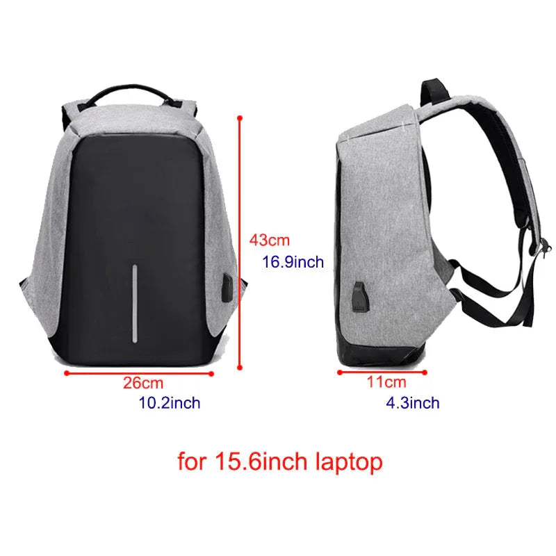 Anti Theft Backpack Bag - Souq Sahara