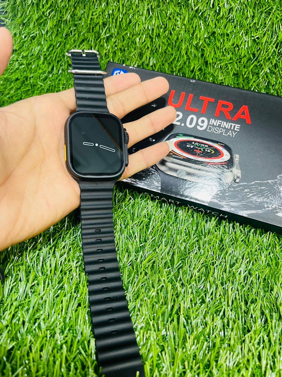 Ultra 2.09 Infinite Display Smartwatch - Souq Sahara