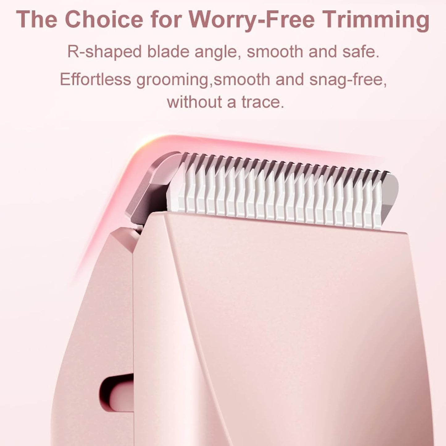 Double Head Shaver & Trimmer - Ipx7 Waterproof Wet & Dry Use (for bikini, underarms, legs, arms, body & face) (مِقَص حلاقة كهربائي ذوا رأسين)