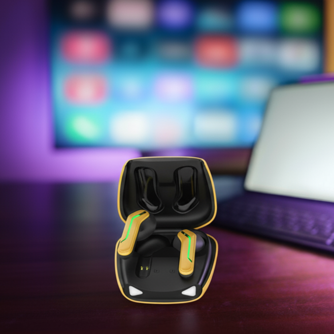 R05 Hornet Wireless Bluetooth earbuds w/ Low Latency Bluetooth 5.2