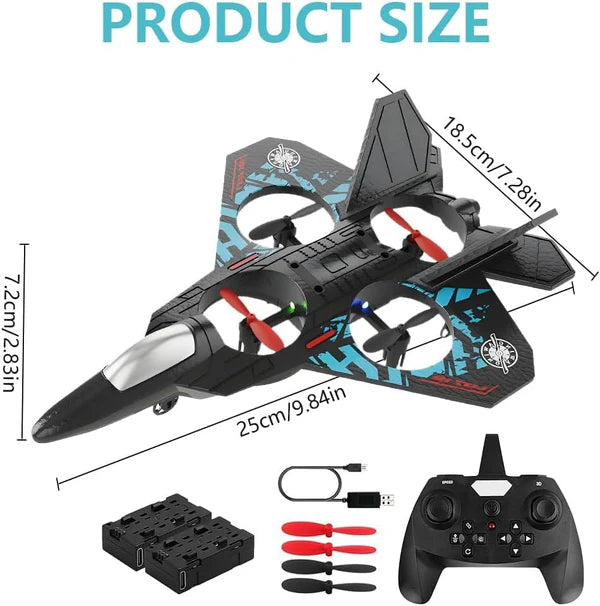RC Fighter Jet Drone Toy (طائرة مقاتلة بدون طيار (درون) لعبة للأطفال)